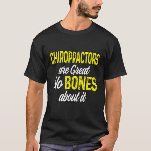 Camiseta Chiropracine Tratamento da coluna vertebral Chirop