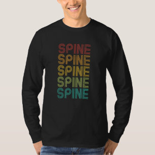 Camiseta Chiropracor Trabalho de arte da coluna vertebral