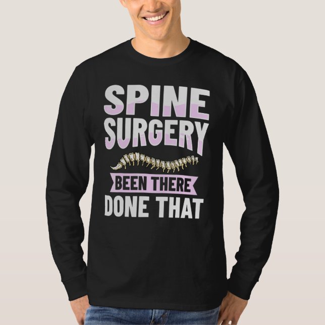 Camiseta Chiropractor 2: Cirurgia Cervical Spine Cervical (Frente)