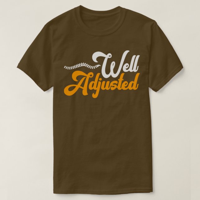 Camiseta Chiropractor Bem Ajustado (Frente do Design)