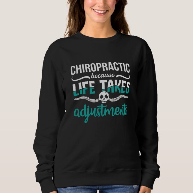 Camiseta Chiropractor Chiro Chiropractic Because Life Spine (Frente)