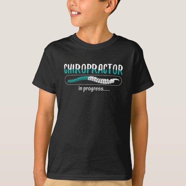 Camiseta Chiropractor Chiropracor Em Curso Coluna Chiro (Frente)