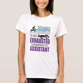 Camiseta Chiropractor Engraçado Assistente Chiropractor
