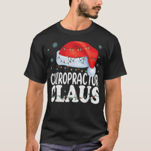 Camiseta Chiropractor Papai Noel, Natal Engraçado.