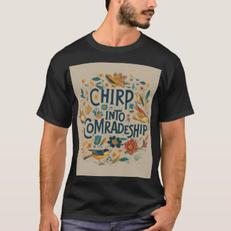 Camiseta Chirp em camadagem