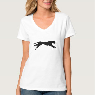 Camiseta Chita de arte gráfica negra