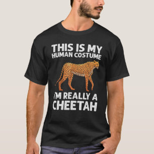Camiseta Chita Engraçada Para Meninas Leopard Safari Wildli