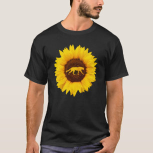Camiseta Chita  Para Mulheres Homens Cougar Canino Girassol