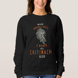 Camiseta Chitimacha Mulher Nativa Americana Indígena Sem Su