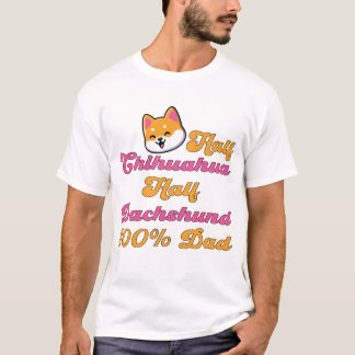 Camiseta Chiweenie Dad Half Chihuahua Dachshund Funny Gift