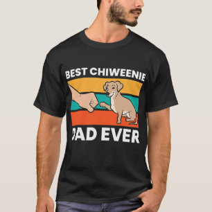 Camiseta Chiweenie Dog Dad Best Chiweenie Dad Ever