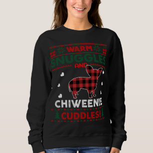 Camiseta Chiweenie Dog Lover Christmas Pajama Ugly Christma