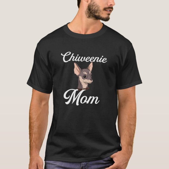 Camiseta Chiweenie Mãe, Chiweenie (Frente)