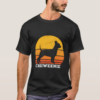 Camiseta Chiweenie Sunset Retro Vintage Chiweenie Dog Lover