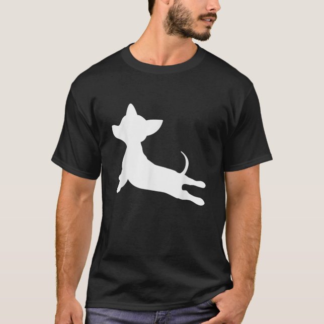 Camiseta CHIWEENIE YOGA FITNESS GIFT Chihuahua Dachshund Ex (Frente)