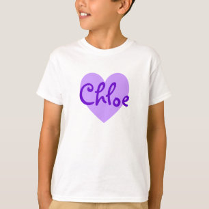 Camiseta Chloe no roxo