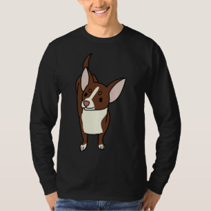 Camiseta Choc e Chihuahua Branca