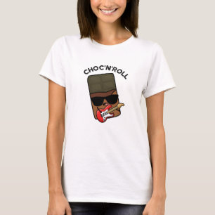Camiseta Choc E Roll De Chocolate Engraçado