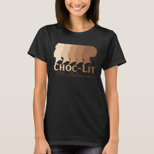 Camiseta Choc Lit 100 Melanin Black Pride History BHM Ethni