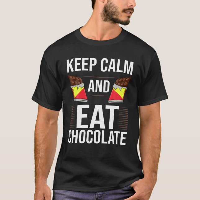 Camiseta Choco - Bar de chocolate Choco Dark Keto (Frente)