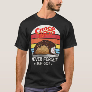 Camiseta Choco Taco Nunca Esquece Estilo Retro EngraçadoT-S
