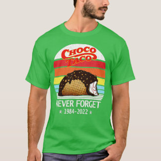 Camiseta Choco Taco Nunca Esquece Estilo Retroativo Engraça