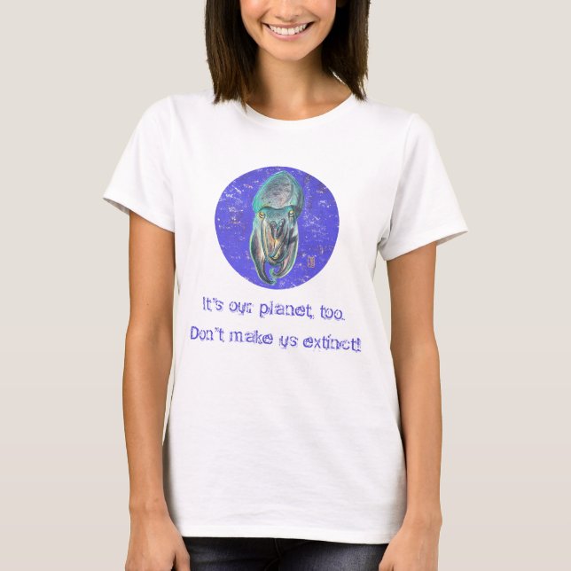 Camiseta Choco: "Também é o meu planeta!" (Frente)