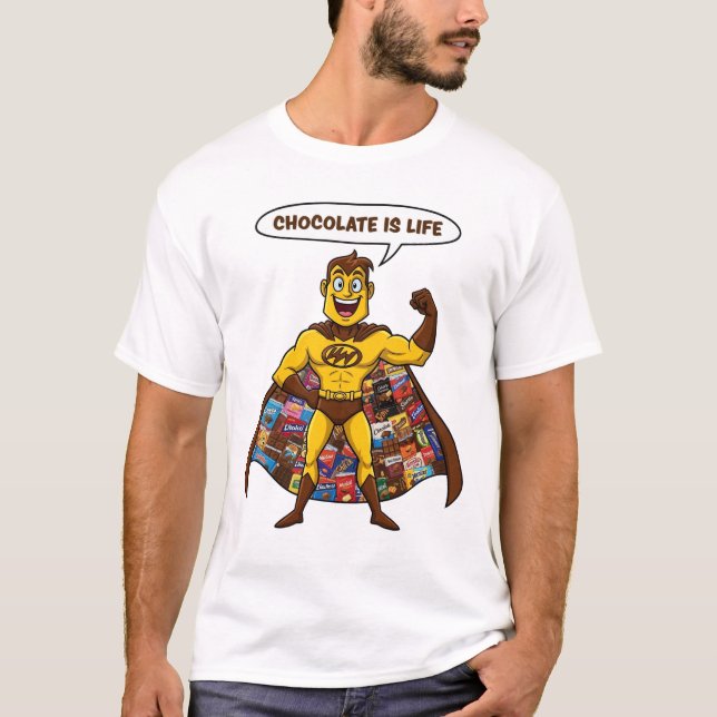 Camiseta ChocoArtisan: Criado com Amor (Frente)