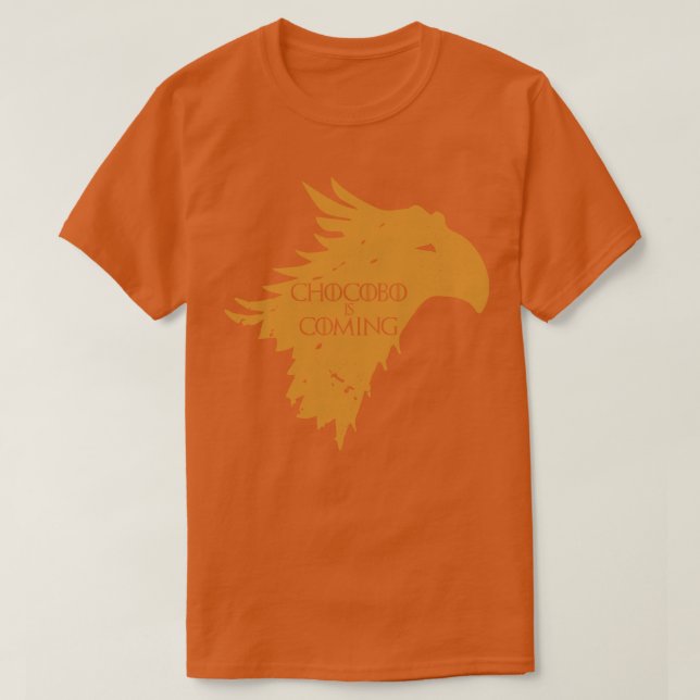 Camiseta Chocobo está chegando (Frente do Design)