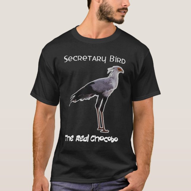Camiseta Chocobo (secretário pássaro) - para a obscuridade (Frente)