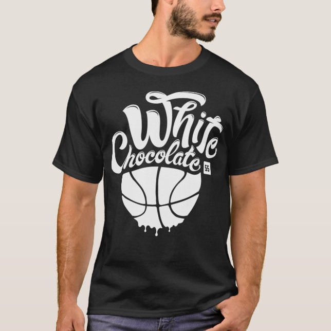 Camiseta Chocolate Branco - Jason Williams (Frente)