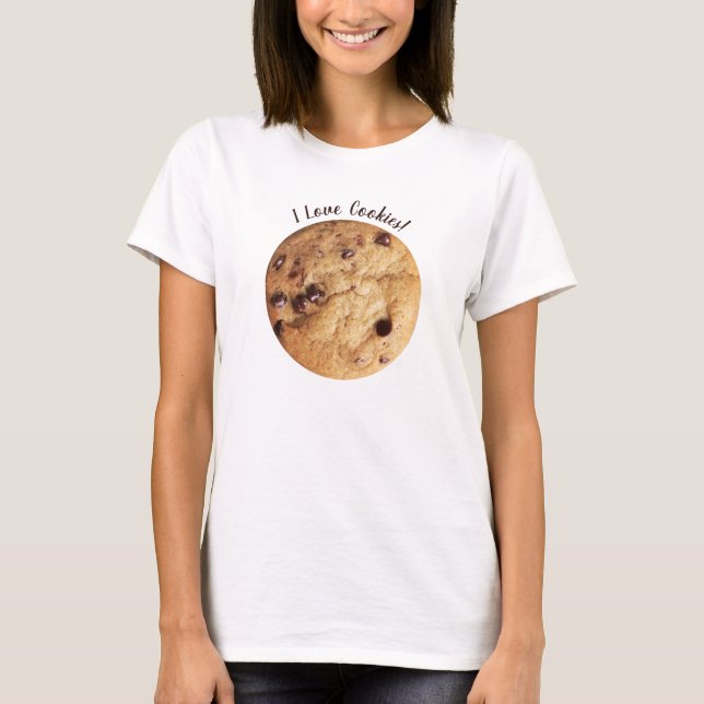 Camiseta Chocolate Chip Cookie Personalizado  (Frente)