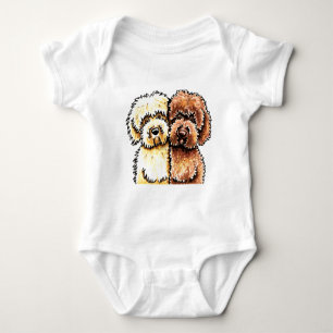 Camiseta Chocolate de creme Labradoodles