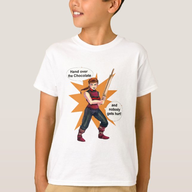 Camiseta Chocolate de EQTC (Frente)