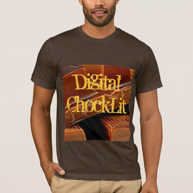 Camiseta Chocolate, DigitalChockLit (Frente)