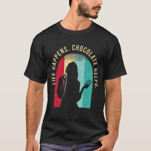 Camiseta Chocolate Dizendo Para Um Sarcástico De Chocolate