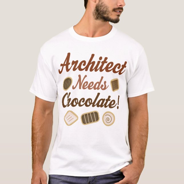 Camiseta Chocolate do arquiteto (Frente)
