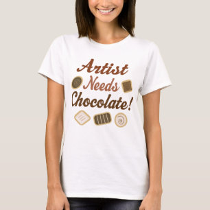 Camiseta Chocolate do artista