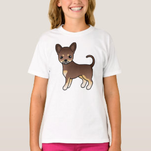 Camiseta Chocolate E Cachorro Casaco Suave Chihuahua