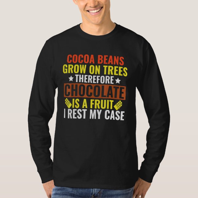 Camiseta Chocolate é Fruta (Frente)
