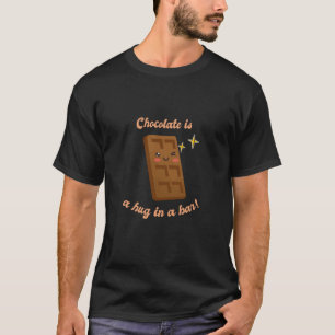 Camiseta Chocolate É Um Abraço Em Um Choco De Bar