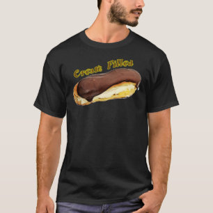 CAMISETA CHOCOLATE ECLAIR PREENCHIDO DE CREME - DESIGN DE P