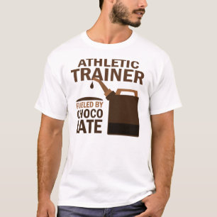 Camiseta Chocolate (engraçado) atlético do instrutor