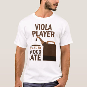 Camiseta Chocolate (engraçado) do jogador da viola