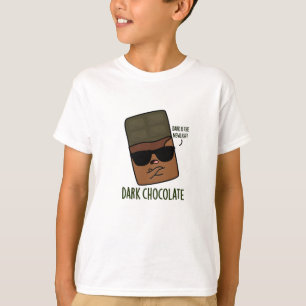 Camiseta Chocolate Escuro Doces Engraçados