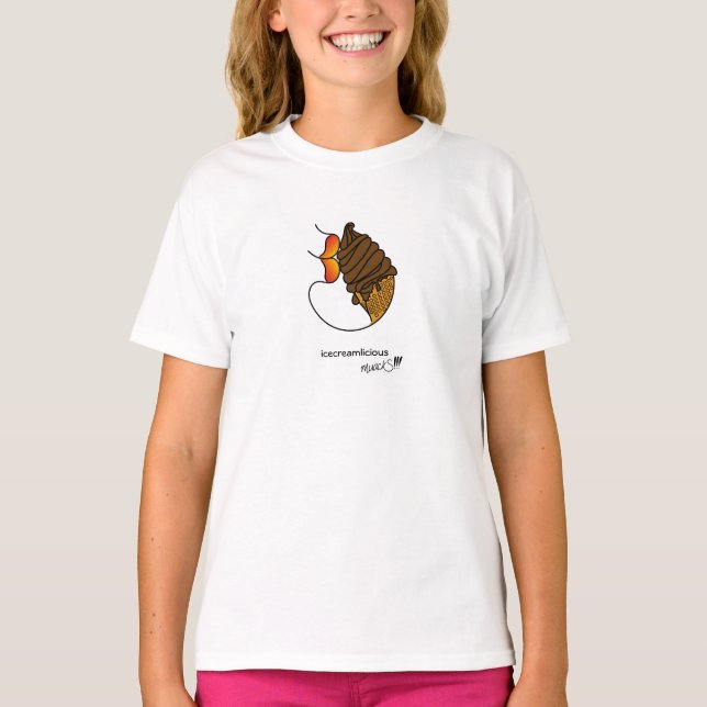 Camiseta Chocolate gelado (Frente)