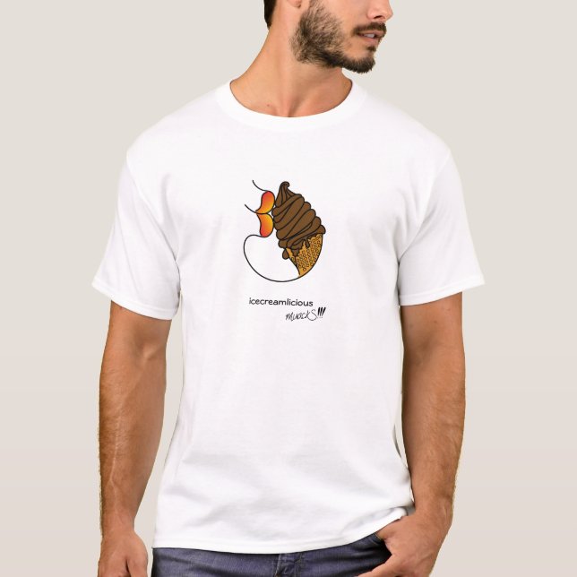 Camiseta Chocolate gelado (Frente)
