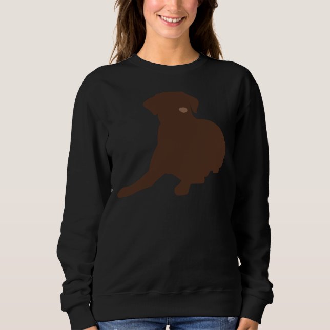 Camiseta Chocolate Labrador (Frente)