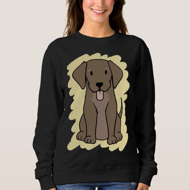 Camiseta Chocolate Labrador 29 (Frente)