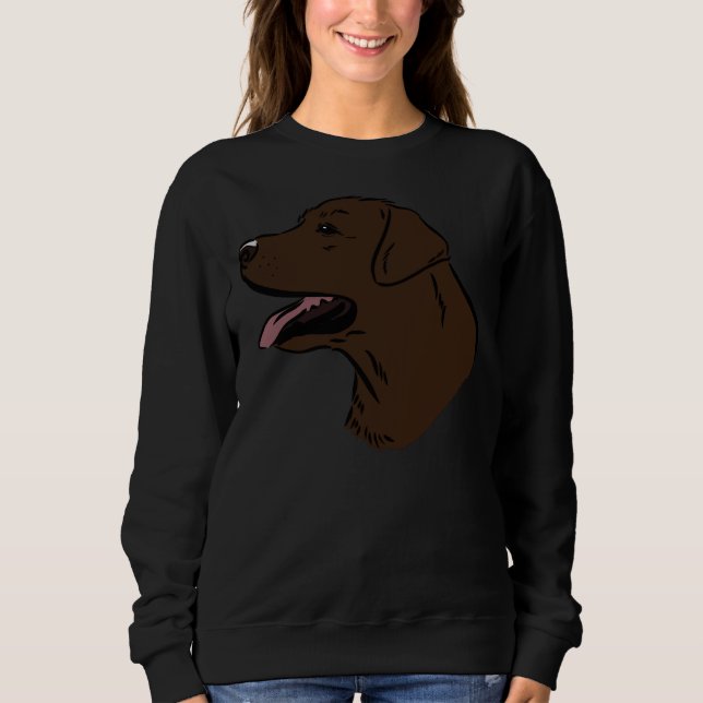 Camiseta Chocolate Labrador 46 (Frente)